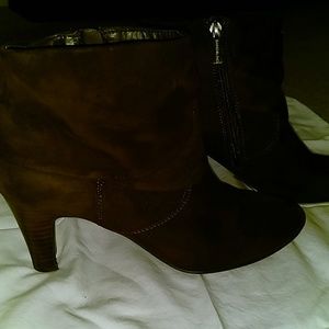 Bandolino Chocolate Ankle Boots